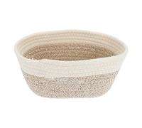 Gadpiparty Baúl de Mimbre de Cuerda de Algodón para Almacenamiento Multipropósito, Cesta de Almacenamiento Decorativa y Organizador Práctico Hogar
