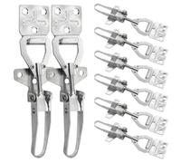 Gadpiparty Beehive Box - Abrazaderas de pestillo para conector de caja de colmena, 8 conectores a presión con abrazaderas de palanca para suministros seguros de apicultura y mantenimiento de colmenas