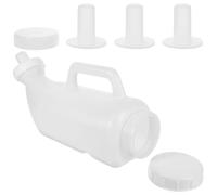 Gadpiparty Biberón para Cabras y Corderos de 2 Litros con Tetina de Silicona Antimuérdida y Cuerpo de Pp Blanco, Adecuado para Alimentar Ganado y Reducir Trabajo Manual