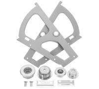 Gadpiparty Bisagras de Acero Inoxidable para Armario de Zapato Bisagras Giratorias para Estante Abatible Accesorio de Repuesto para Cajones y Muebles Profundidad ≥13 CM Juego de 2 Piezas