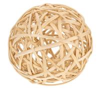 Gadpiparty Bolas de Ratán Decorativas de Mimbre, Colgante Creativo Khaki