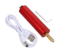 Gadpiparty Bolígrafo Grabador Eléctrico Mini DIY con Kit de Herramientas para y USB Recargable Compacto y Ligero para Manualidades y Personalización