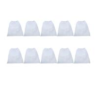 Gadpiparty Bolsas de Aspiradora para Celebración Verano, 10 Piezas de Tela No Tejida Color Crema, Accesorio Práctico para Colector de Polvo en Salón de Belleza de Uñas