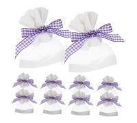 Gadpiparty Bolsitas de Lavanda Vacías 9x12 Cm de Lino y Arpillera Respirable, Perfumadas y Reutilizables para Ambientador de Armarios y Organizador del Hogar, Pack de 20 Unidades