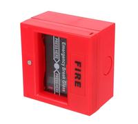 Gadpiparty Botón de Alarma de Incendios Rojo Interruptor Manual Rearmable de Plástico Compatible Sistemas Tradicionales para Emergencias de Fuego