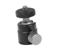 Gadpiparty Cabezales de Trípode de Aleación de Aluminio Mini 1/4 Tornillo Giratorio 360° para Proyectores y Cámaras Profesionales, Soporte Portátil para Presentaciones y Uso en Exteriores,