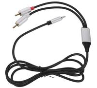 Gadpiparty Cable de Conversión de Audio USB-C a Doble Rca de 1 Metro, Compatible Amplificadores y Dispositivos USB-C, para Uso en Casa Movimiento