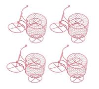 Gadpiparty Caja de Dulces para Bodas Estilo Europeo Caja de Hierro Forma de Triciclo Color Rosa 10 Unidades Soporte Decorativo para Golosinas y Bombones Adecuado para Recuerdos y