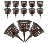 Gadpiparty Caja de Fertilizante para Bonsáis Pequeña de Plástico con Tapa, 20 Piezas, Liberación Lenta de Nutrientes para Plantas, Adecuado para Macetas de Bonsái, Orquídeas y Jardinería