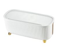 Gadpiparty Caja de gestión de cables para adaptadores y protectores con material ABS ignífugo y buena disipación del calor, caja de almacenamiento de alambre blanco para organización de cables de