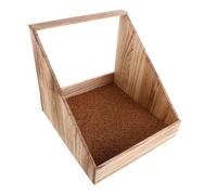 Gadpiparty Caja Nido de Madera para Aves de Corral y Ponedoras, Uso en Gallineros y Granjas, Tamaño 33x34,5x32 Cm, un Compartimento, Madera Maciza de Paulownia, Diseño Espacioso para Puesta