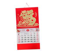 Gadpiparty Calendario Colgante Año del Caballo con Diseño Resistente para Decoración de Año Chino y Planificador Mensual Lunar para y Oficina