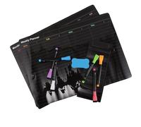 Gadpiparty Calendario magnético de pizarra blanca para nevera: Planificador mensual con borrador para rotuladores - Pizarra blanca para agenda mensual - Bloc de notas magnético para nevera