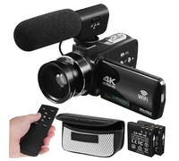 Gadpiparty Cámara De Pantalla Táctil Videocámara Digital para Vlogs De Viaje para Filmar