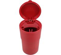 Gadpiparty Cenicero Portátil para Coche y Hogar con Tapa, Resistente al Calor y Antiolor, Gran Capacidad, Material Pbt y Abs, Diseño Elegante para Uso en Automóvil y Casa
