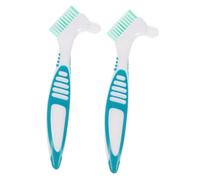 Gadpiparty Cepillo Limpieza Caparazón Tortuga Doble Cara Plástico Tamaño Pequeño para Hogar Acuático y Terrestre Cuidado Tortugas Mascotas