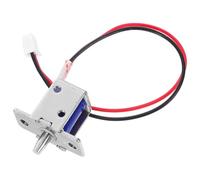 Gadpiparty Cerradura Electromagnética Miniatura de 4,5 Mm Recorrido, Electroimán Solenoide de Marco Abierto Dc12v para Cajones y Puertas, Kit de Electroimán de Alta Seguridad para Uso