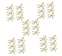 Gadpiparty Chinchetas de Avión Metálicas 30 Piezas Tamaño Estándar Resistentes Decorativas para Corcho Oficina y Bricolaje