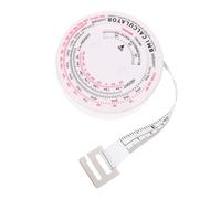 Gadpiparty Cinta Métrica Retráctil Portátil para Medición Corporal Flexible con Calculadora Bmi para Pérdida de Peso Cinta Pequeña Fácil de Usar Mano