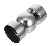 Gadpiparty Conector de Codo para Pasamanos de Escalera de Acero Inoxidable, Tapones de Extremo para Barandilla, Accesorio Angular, Resistente y Compatible para Escalera Interior y Exterior