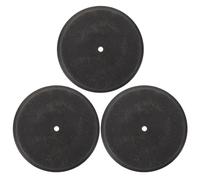 Gadpiparty Conjunto de 3 Piezas de Pesos para Base de Cubo de Basura Redondo de Plástico Negro Estabilidad Mejorada y Función Antivuelco para Cocina u Oficina