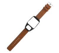 Gadpiparty Correa de cuero retro de repuesto para reloj, compatible con Tomtom, agradable a la piel, patrón texturizado vintage, no se rompe ni deforma fácilmente, accesorio para correr
