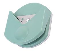 Gadpiparty Cortadora Esquinas Redondeadas Práctica con Punzón de Inoxidable para Fotos y Manualidades Herramienta y Precisa para Oficina y Hogar Color Verde