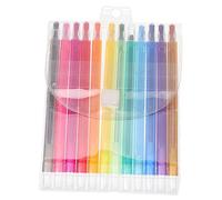Gadpiparty Crayones Giratorios para Niños 12 Colores Juego de Crayones No Ensucian las Manos Herramientas de Pintura para Dibujar
