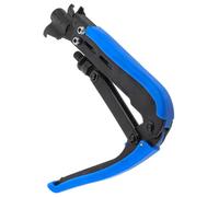 Gadpiparty Crimpadora Coaxial Multiusos para Cable Coaxial, Herramienta Manual de Compresión Ligera y Portátil, Compatible Conectores F, Adecuado para Telecomunicaciones Domésticas