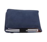 Gadpiparty Cuaderno de Registro de Partituras de Golf Portátil y Duradero de PU Azul con Bolígrafo Dedicado para Deportes al Aire Libre y Seguimiento de Puntuaciones