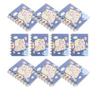 Gadpiparty Cuaderno Espiral Portátil Diseño de Vaca, Bloc de Notas Práctico para Oficina y Hogar, 10 Unidades, Papel para Planificador Semanal y Bloc Planificador Compacto