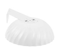 Gadpiparty Cubierta Protectora Resistente al Agua al Polvo para Cámara de Seguridad Exterior Color Blanco Deflector de Lluvia y Material Plástico Metálico para Uso en Exteriores
