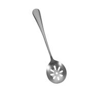 Gadpiparty Cucharas Ranuradas de Acero Inoxidable para Uso Diario, Mini Colador Portátil para Servir en Restaurantes y Reuniones Familiares