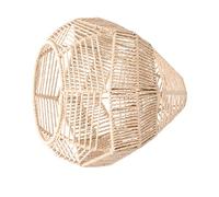 Gadpiparty Cuerda De Papel Pantalla Boho Accesorios De Iluminación Cesta Rústica Lámpara De Araña Sombra De Luz Iluminación De Acento Luces Colgantes Linternas Colgantes Luz