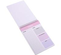 Gadpiparty de Notas Compacto y Multifuncional con Diseño de para Planificación Diaria Cuaderno de Notas Portátil para Organización y Gestión de