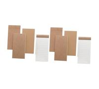 Gadpiparty De Notas Portátil Notas De Cuaderno Cuaderno Y De Oficina Compactos Y Prácticos 4 Piezas X 2