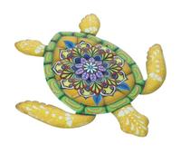 Gadpiparty Decoración de Pared de Tortuga de Hierro para Hogar y Jardín, Arte Metálico Resistente Que No Se Deforma ni Rompe, Diseño Vintage y Atractivo