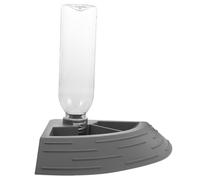 Gadpiparty Dispensador de Agua para Reptiles, Cuenco Triangular Antivuelco | Plástico de Superficie Lisa, Diseño Simple y Elegante, para Terrario y Tiendas, Uso Geckos Pequeños