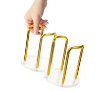 Gadpiparty Dispensador de Vasos de Papel Organizador Acrílico y Aleación | Diseño Superior Abierto, Visibilidad de Recarga, para Vasos y Fríos, Mesa de Eventos