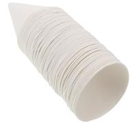 Gadpiparty Embudos de Papel Desechables 60 Unidades, Cono Resistente y Llenado de Líquidos Diversos para Cambio de Aceite de Motor para Automóviles, Uso Automotriz