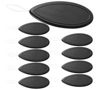 Gadpiparty Enhebradores de agujas, accesorios de costura, 20 unidades, plástico negro para coser a mano con diseño único, adecuado para ojales pequeños y agujas de máquina para manualidades y uso