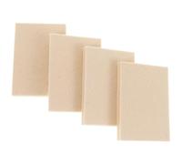 Gadpiparty Escobilla de Lana para Vinilos de Coche, 4 Piezas Beige para Instalación Precisa y Uso Versátil en Rotulación y Cristales de Automóviles