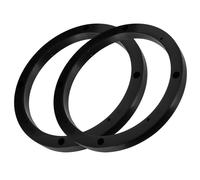 Gadpiparty Espaciadores de Altavoz para Coche 6,5 Pulgadas, Juego de 2 Anillos Adaptadores de Plástico, Accesorios para Montaje de Audio en Automóviles