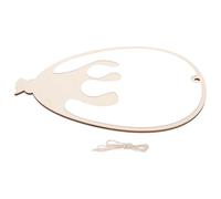 Gadpiparty Espejo Decorativo Espejo de Guardería Acrílico Beige Forma de Globo, Estilo Nórdico, No se Rompe Fácilmente, Decoración de Dormitorio Infantil y Hogar