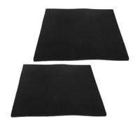 Gadpiparty Estera de Esponja Negra Antisalpicaduras 2 Almohadillas Cuadradas Resistente al Aceite para Cambio de Aceite para Bandeja de Drenaje y Mantenimiento del Coche