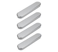 Gadpiparty Estuche de Hojalata para Bolígrafos Multifuncional Organizador Escolar Plata 1 Capa para Estudiantes de Cumpleaños Papelería para Oficina