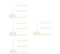 Gadpiparty Etiqueta De Línea Elástica Largo Etiquetas Con Etiqueta De Joyería Accesorios Etiquetado Etiqueta Grabable Para Joyería Etiqueta De Colgante Papel 100 Piezas X 4