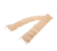 Gadpiparty Falda Hawaiana de Rafia Natural 10 CM Borlas Decorativas Tejidas a Mano para Manualidades Accesorios DIY para Bolsos Zapatos y Decoración Artesanal