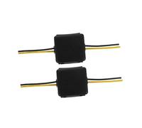 Gadpiparty Filtro de Potencia para Coche 12v 2 Piezas Reductor de Ruido y Suministro Estable para Accesorios de Audio y Vídeo en Automóvil