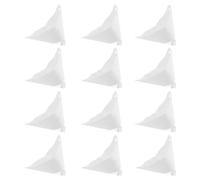 Gadpiparty Filtro Reutilizable de Papel Blanco Paquete de 30 Unidades para Resina sin, Embudo Cónico Filtración y Ecológico para Impresora 3d